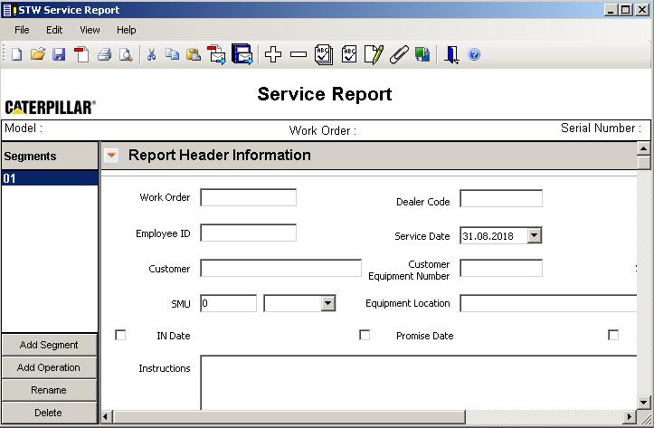 alt - Дилерская программа Caterpillar SIS, модуль сервисного отчета и рекомендаций.