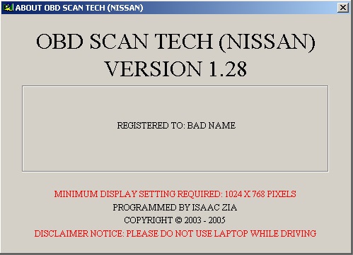 Nissan OBD Scan Tech v1.28, программа для диагностики, рис. 2. rnma nissan obd scan tech v128 2.