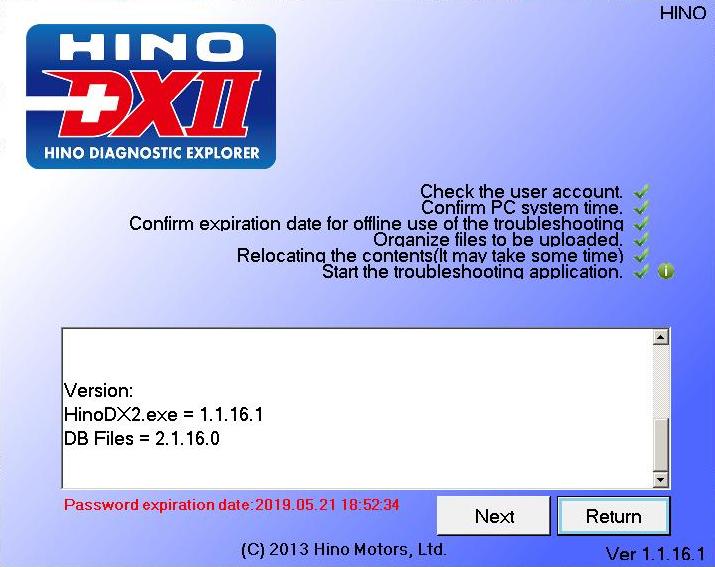 Hino DX2, дилерская диагностика грузовиков, рис. 1. toyota hino dx2 v1 1.