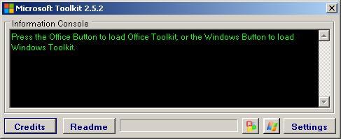 Microsoft Toolkit Activator скриншот. virus win del by hands ms toolkit v2.5.2 screenshot.