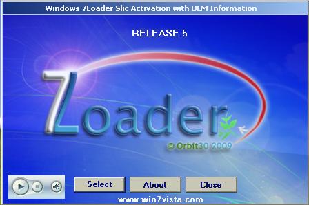 Вирус при активации - Win 7 Loader OEM Slic Act, релиз Orbit30, заставка. virus win del by hands orbit30 loader 1.