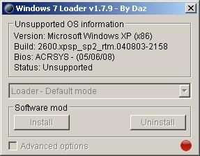 Window 7 Loader by Daz v1.7.9 2445kb. virus win del by hands win7 loader v1.7.9 by daz 2445kb.