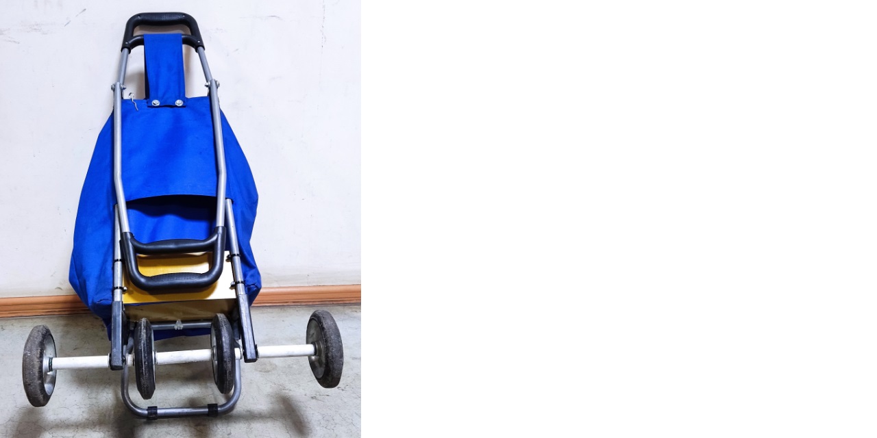 Увеличение колеи тележки удлинением оси и установка 4 колес для стабильности прямолинейного движения по пересечённой местности, с дополнительной защитой от брызг. shopping bag on wheels tuning 4 wheels.