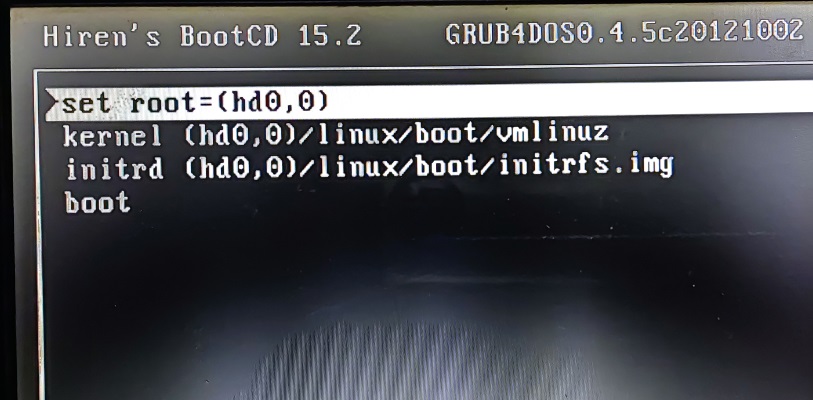 GRLDR команды загрузки Linux LiveCD с HDD вместо USB. boot linux livecd from hdd fig 10 sdrlive ubuntu grldr command.