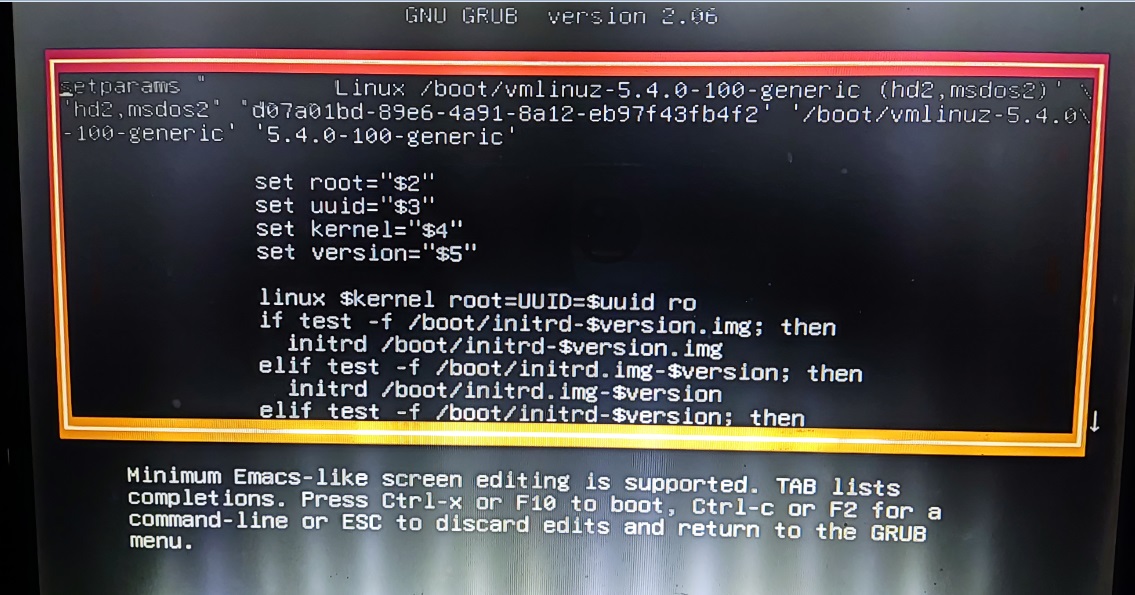 Найденная загрузочная запись Ubuntu на реальном SDD. boot linux livecd from hdd fig 30 load record.
