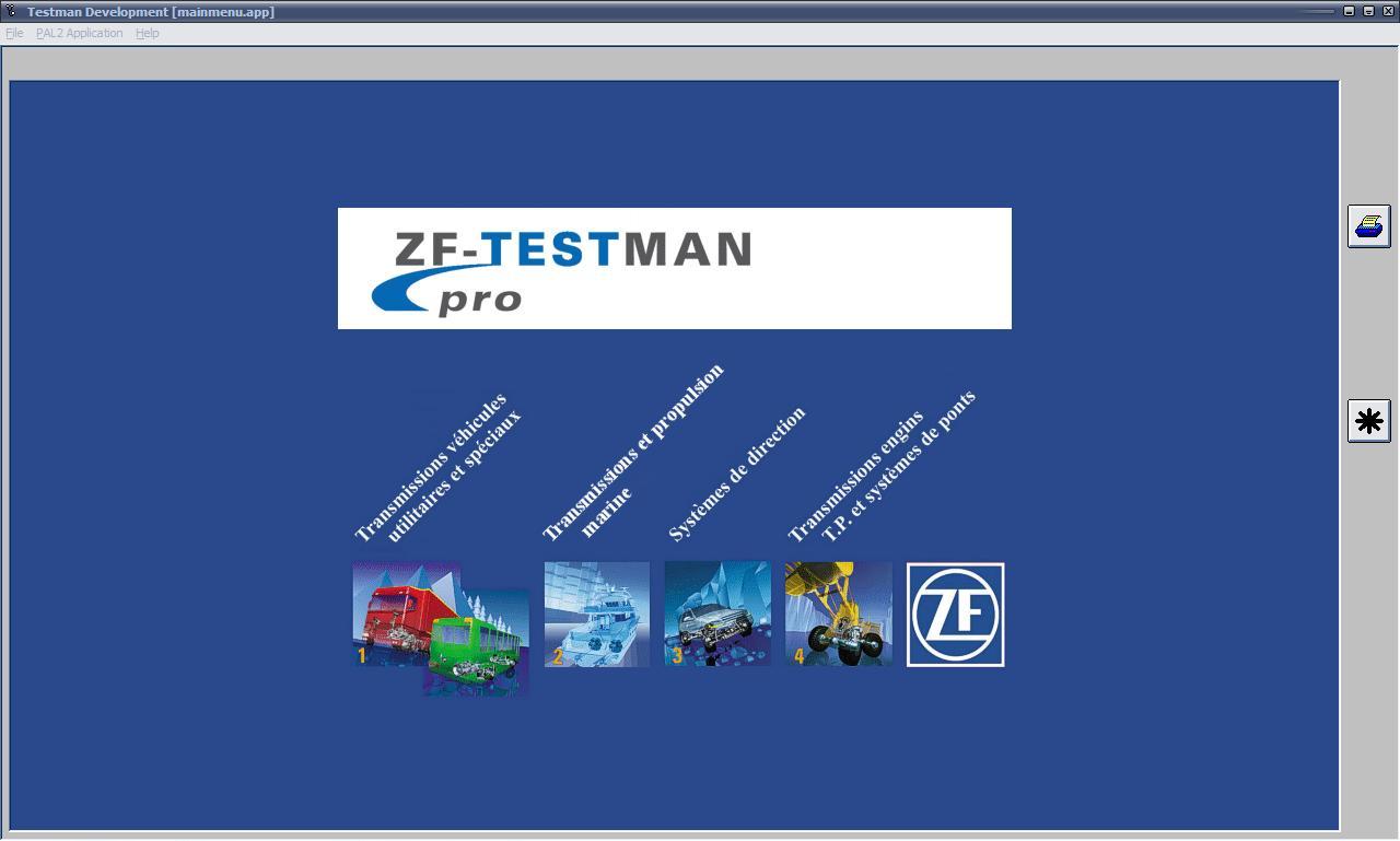 ZF Testman Pro, диагностика авто оборудования ZF коробок передач. trn zf testman pro 1.