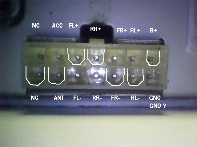 Распиновка контактов и назначение выводов разъема автомагнитолы Mystery MAR-818U. car radio connect wo ewd mystery 04.