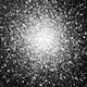 Шаровое звездное скопление M 13, NGC 6205 в созвездии Геркулеса, Hercules Globular Cluster, вид в телескоп диаметром 500 мм. telescope 10 20d0 508mm.